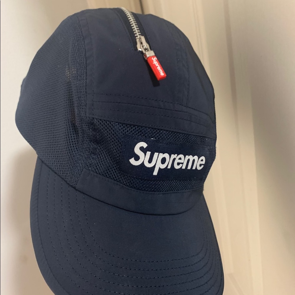 Supreme zip mesh camp cap